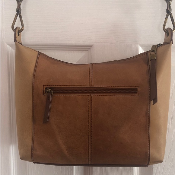 The Sak Multi-Color Brown Leather Shoulder Bag - Picture 4 of 15
